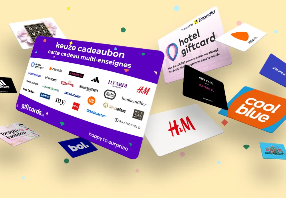 Keuze uit tientallen cadeaubonnen!