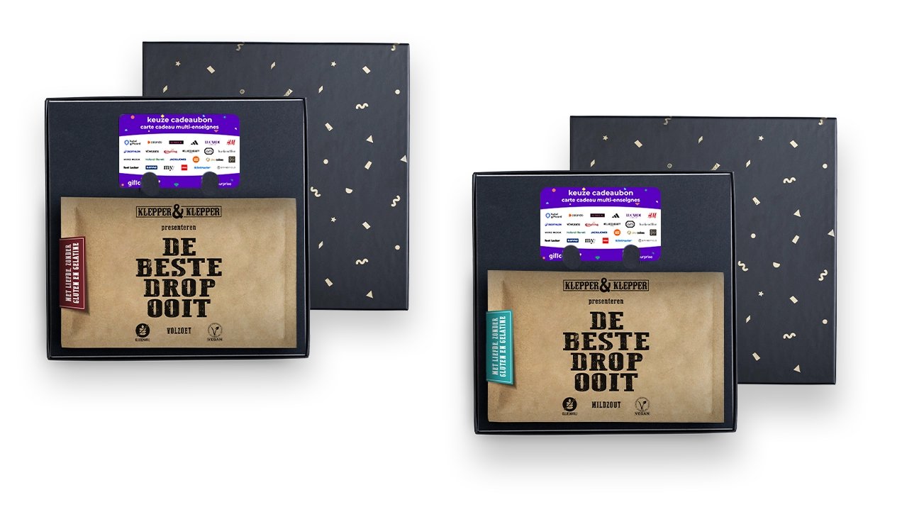 Cadeaupakket Klepper & Klepper Drop: het snoepje van de noorderburen