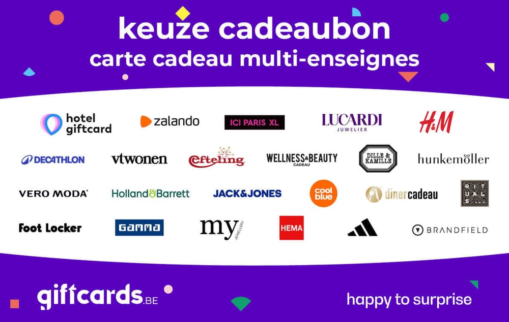 Giftcards.be Keuze Cadeaukaart