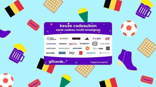 Top 10 populairste cadeaubonnen op Giftcards.be